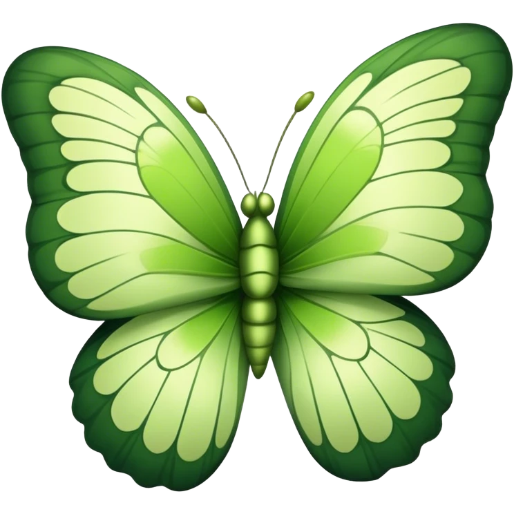 matcha green butterfly emoji