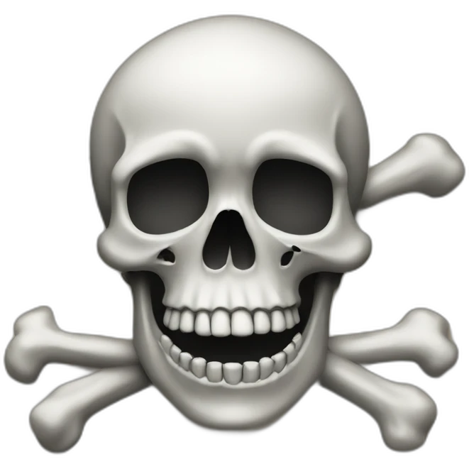 skull and bones emoji