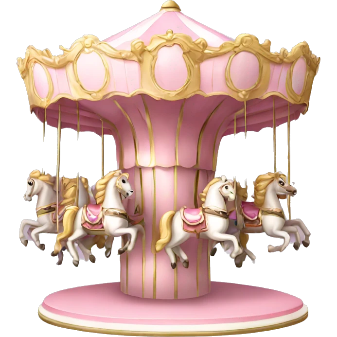 Light pink carousel  emoji