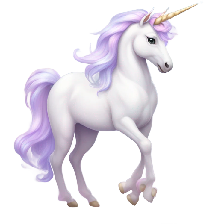 unicorn with rainbows and kittens emoji