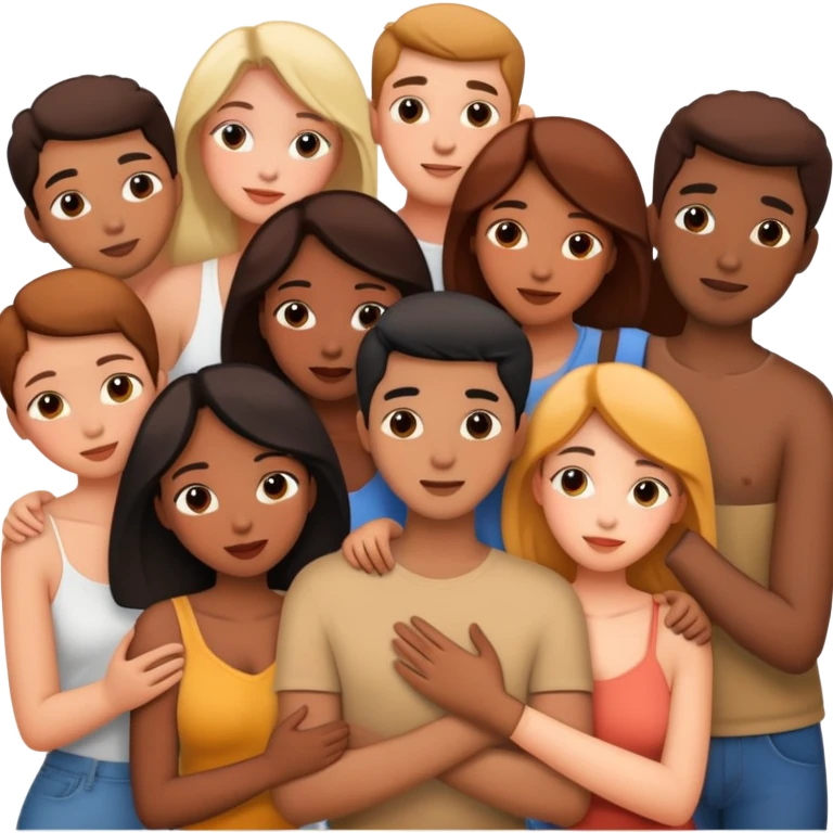 Bla adult group intimacy scene emoji