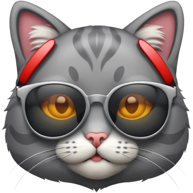 Cat wearing sunglasses emoji