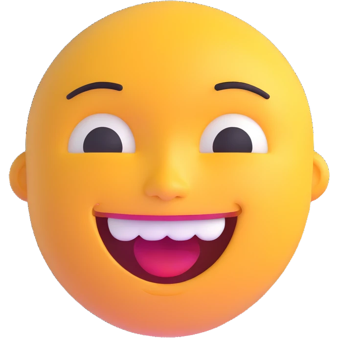 happy joyful face emoji