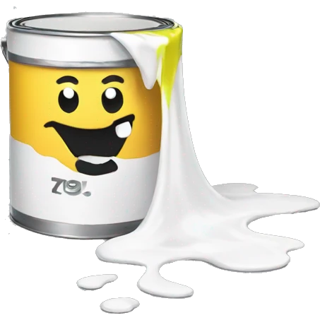 Spilled paint emoji