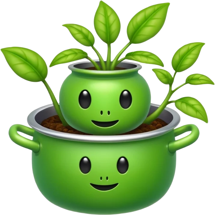 Akalien in a pot emoji