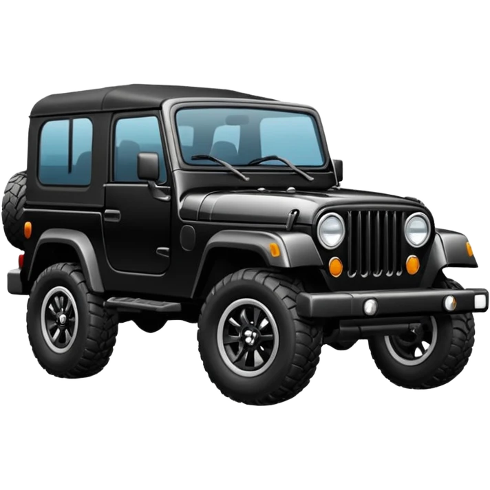 Mahendira Thar  car black emoji