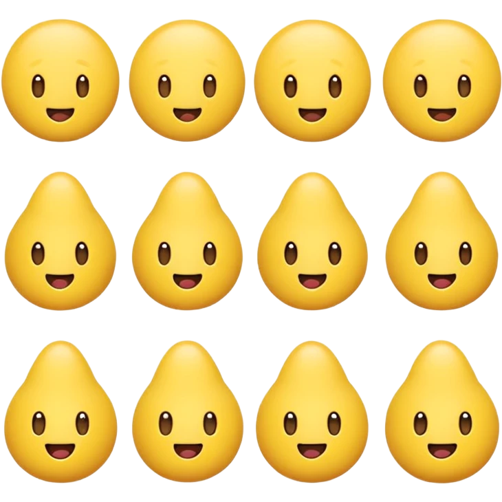 Yellow round emojis with penises emoji