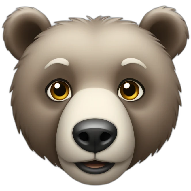 bear with grey eyes emoji