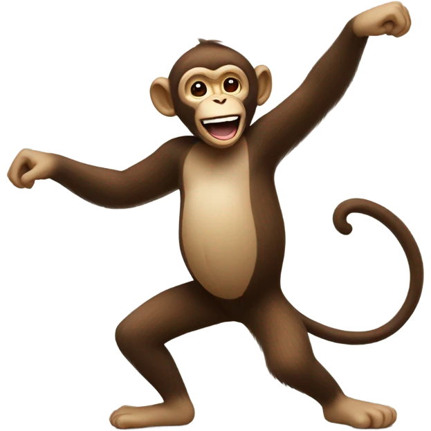 Monkey dancing  emoji