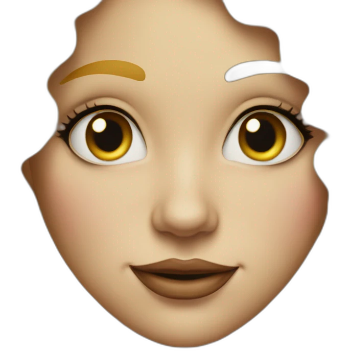 blonde-girl-curly-hair-big-nose-clown emoji