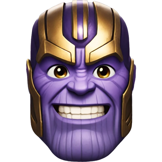 Smiling Thanos  emoji