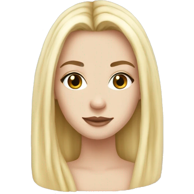 coquette white girl white long blonde her  emoji