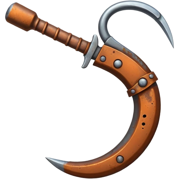 farmer sickel object only no human emoji