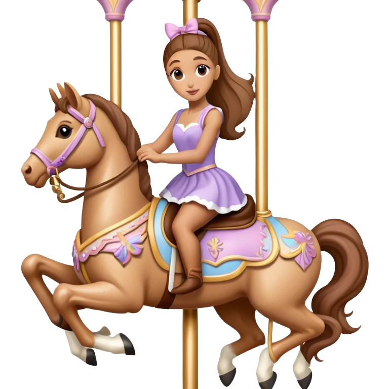 Ariana grande on Carousel horse emoji