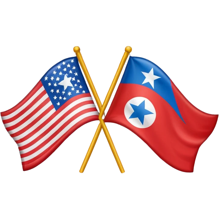 About a emoji flag combination with Puerto Rico + North Korea emoji flag combination emoji