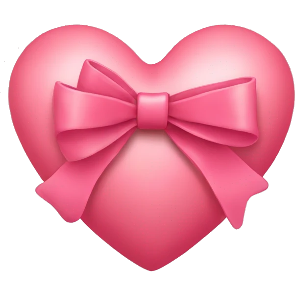 Heart with bow inside  emoji