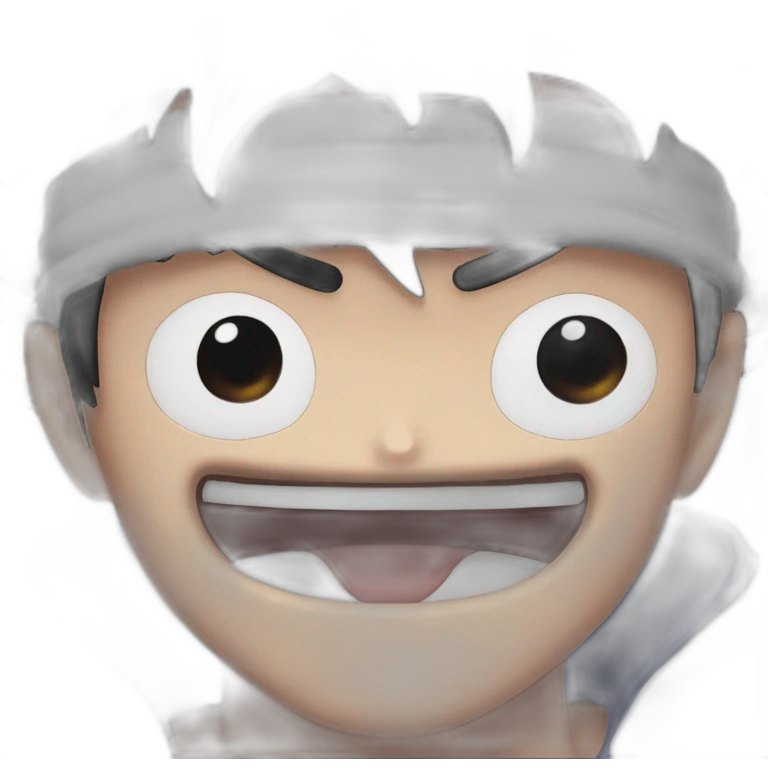 Luffy Gear five emoji