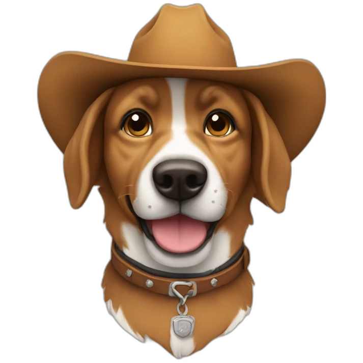 Dog cowboy emoji