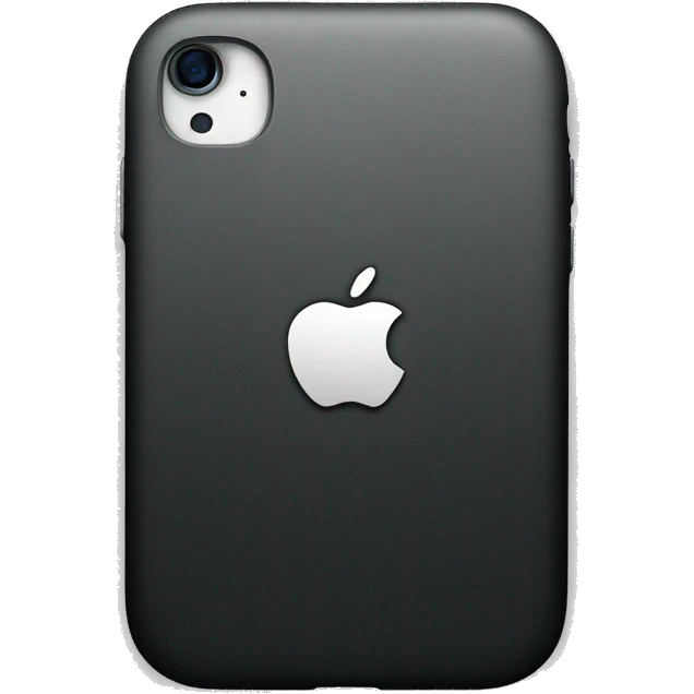 Apple iphone black logo emoji