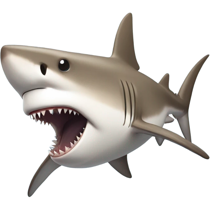 Shark with antlers emoji