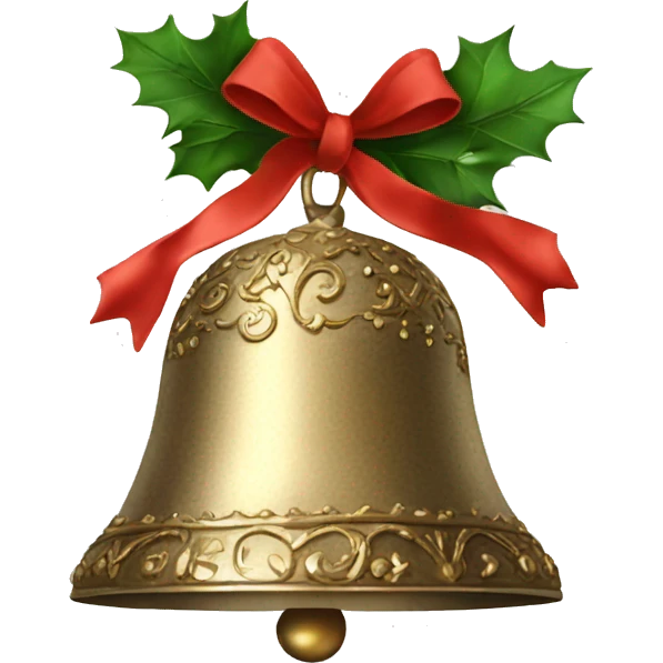 Aesthetic cristmas Bell  emoji