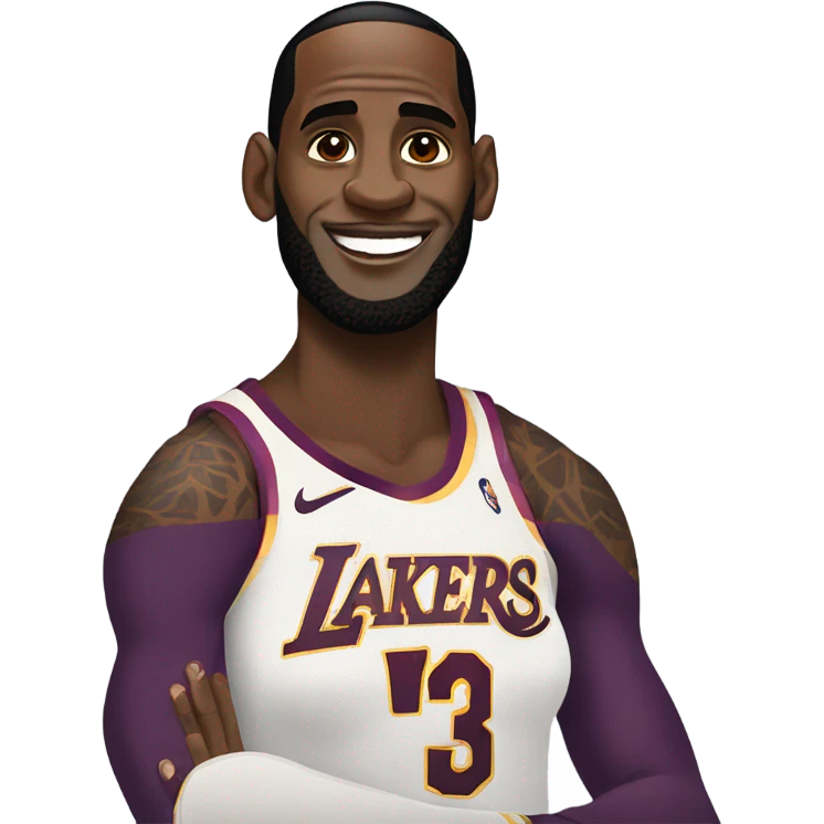 LeBron James as a trans woman emoji