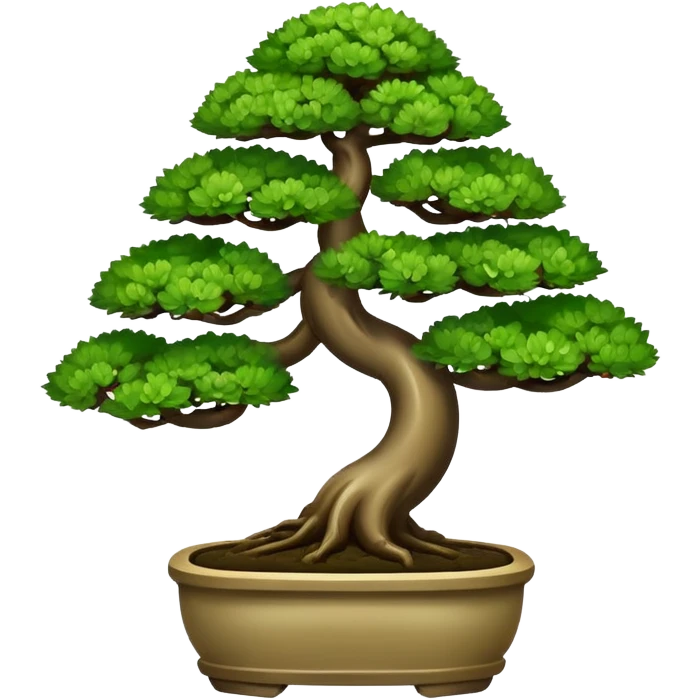 Árvore bonsai emoji