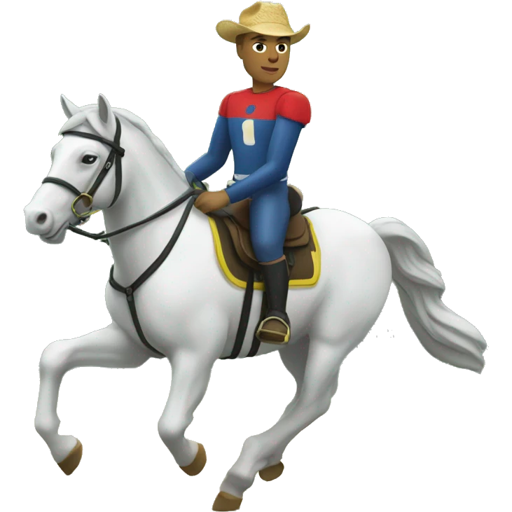 Mbappé Sur cheval emoji