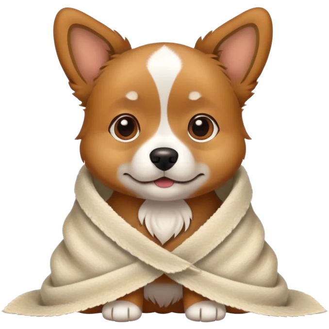 Dog with cloth  emoji