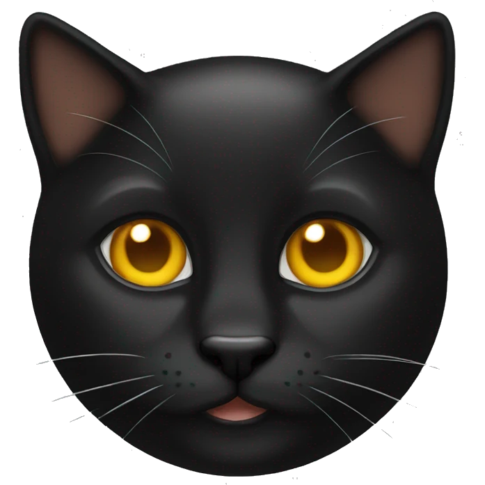 sun black cat emoji