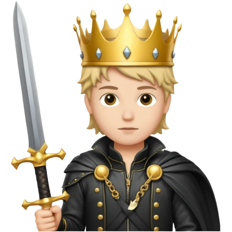 🤣🗡️👑🧥 emoji