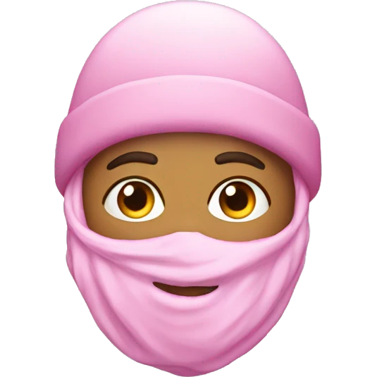 Pink winter  emoji