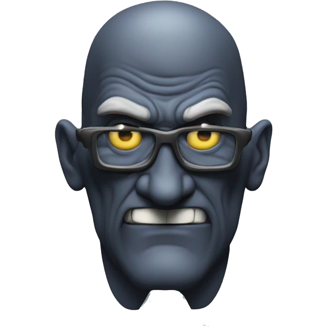 Sinusoid curve supervillian  emoji