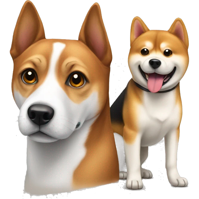 beagle and shiba inu emoji