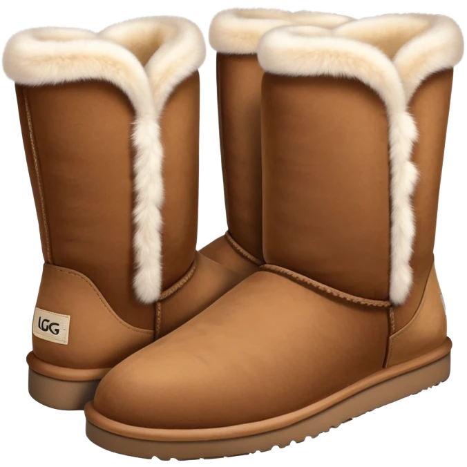 Uggs with fur emoji