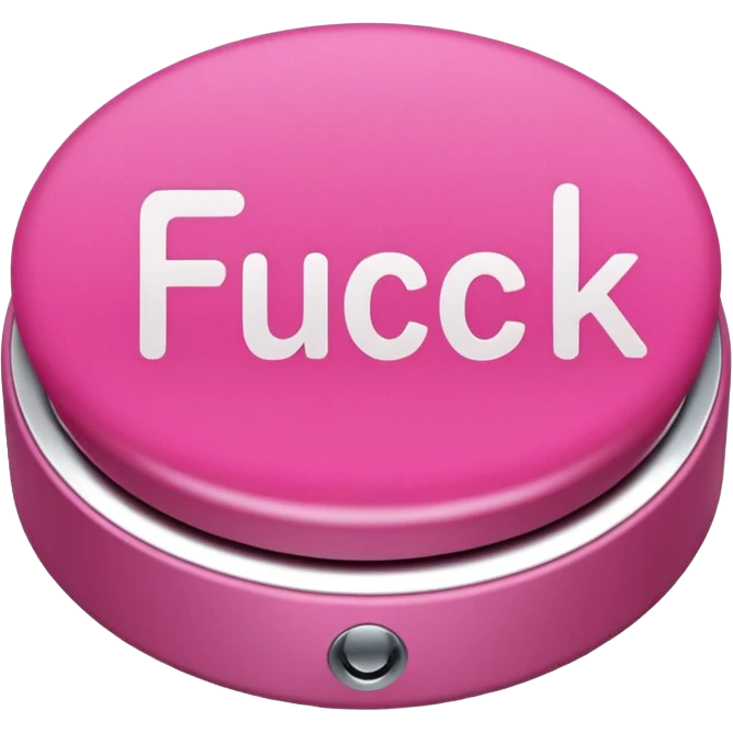 "FUCK" pink button emoji