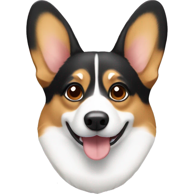 Tri color corgi emoji