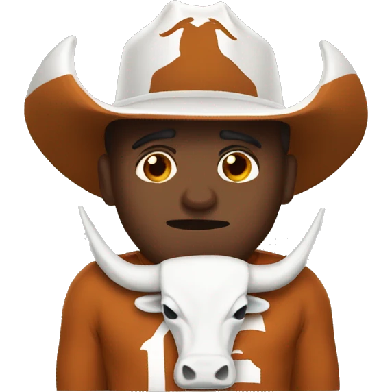 Texas longhorns down emoji