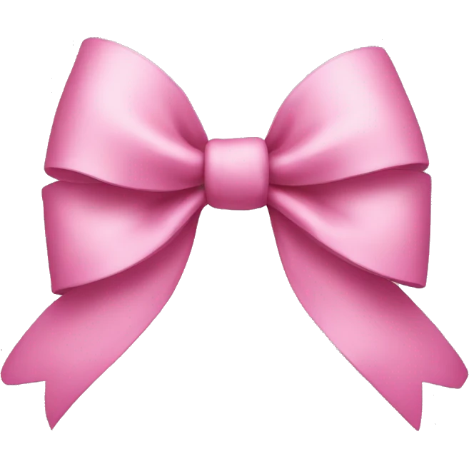 pink bow emoji