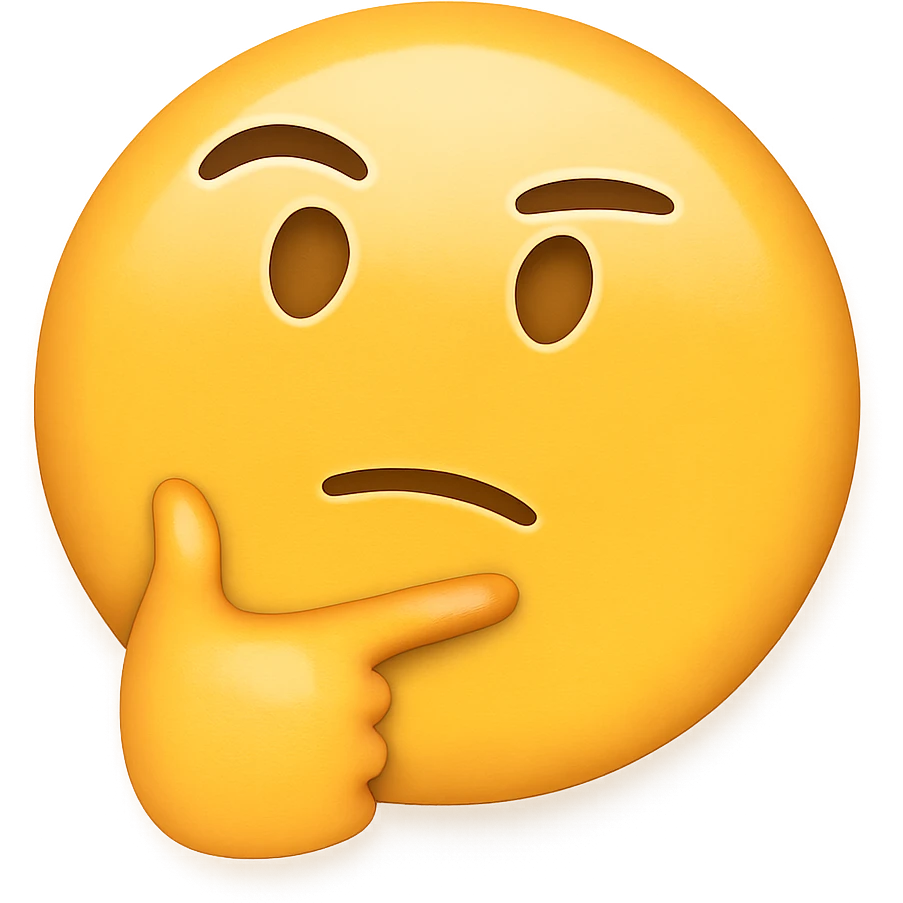 thinking face emoji emoji