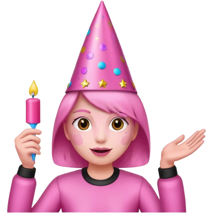 pink new year emoji