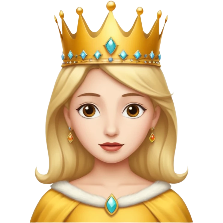 Bella with a crown emoji