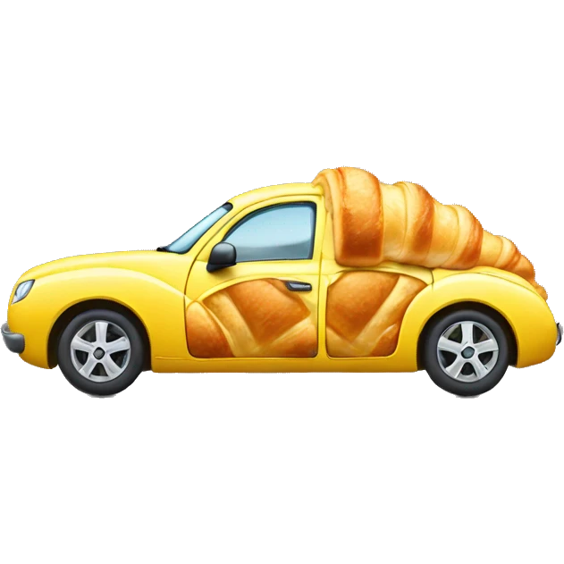 Car of Croissant  emoji
