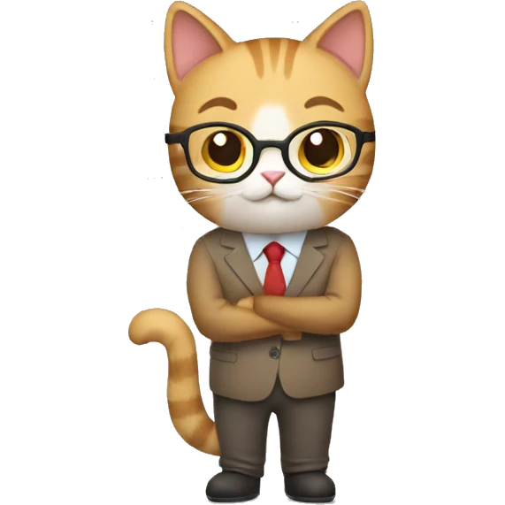 Cat teacher  emoji