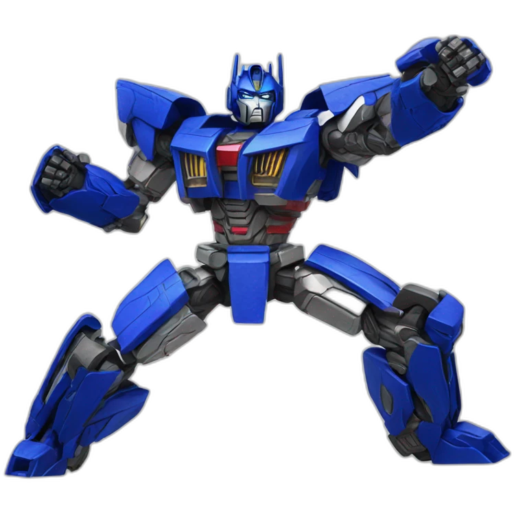 Transformers fight emoji