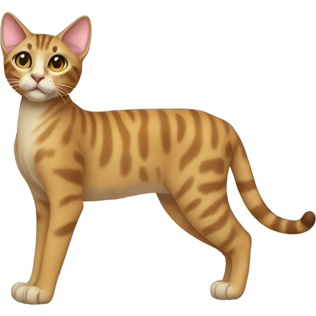 Serengeti Cat Full Body emoji