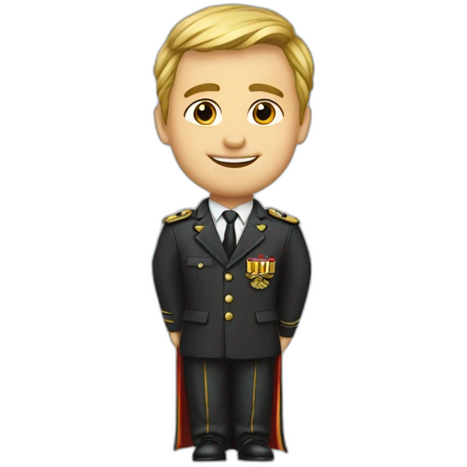Un jeune haut dignitaire allemand  emoji
