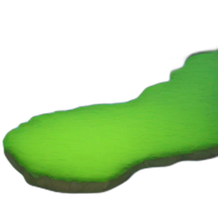 blue river with green grass emoji