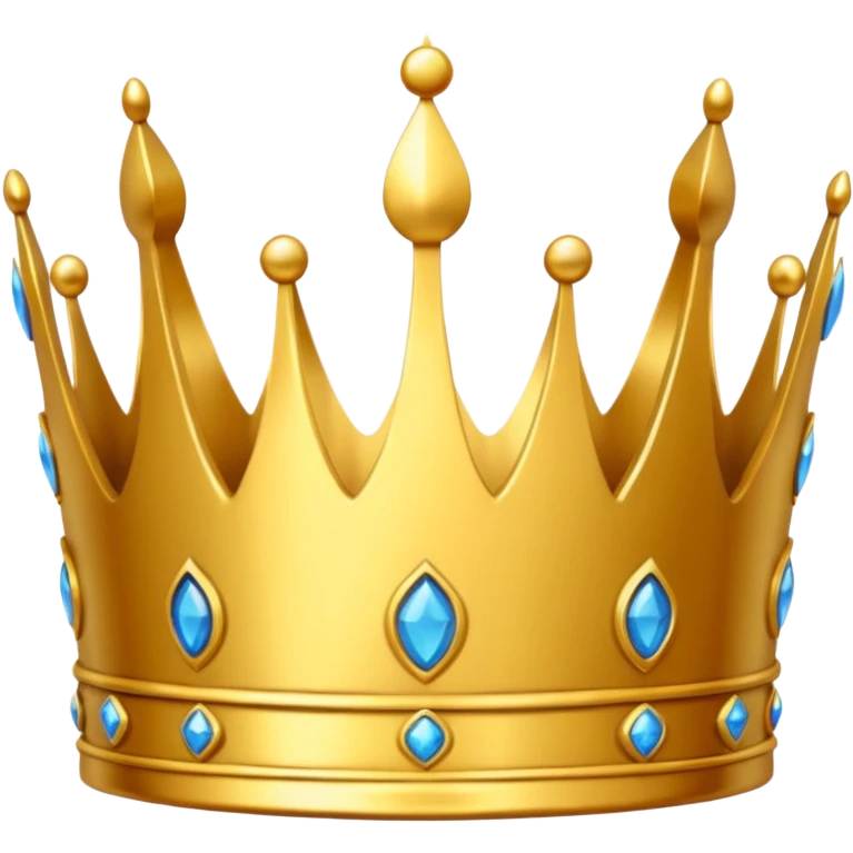 Half of a crown emoji