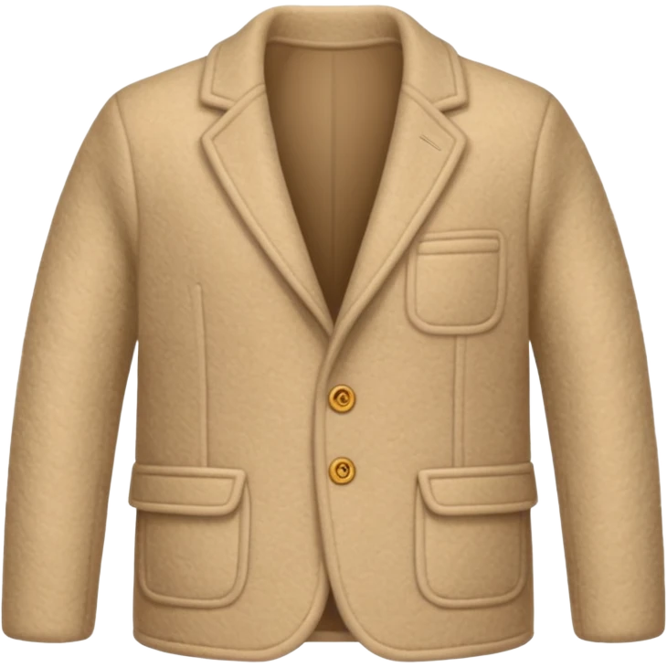 beige jacket emoji